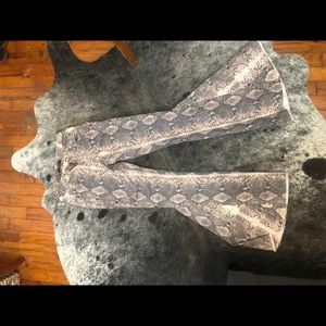 Ladies snake skin pants